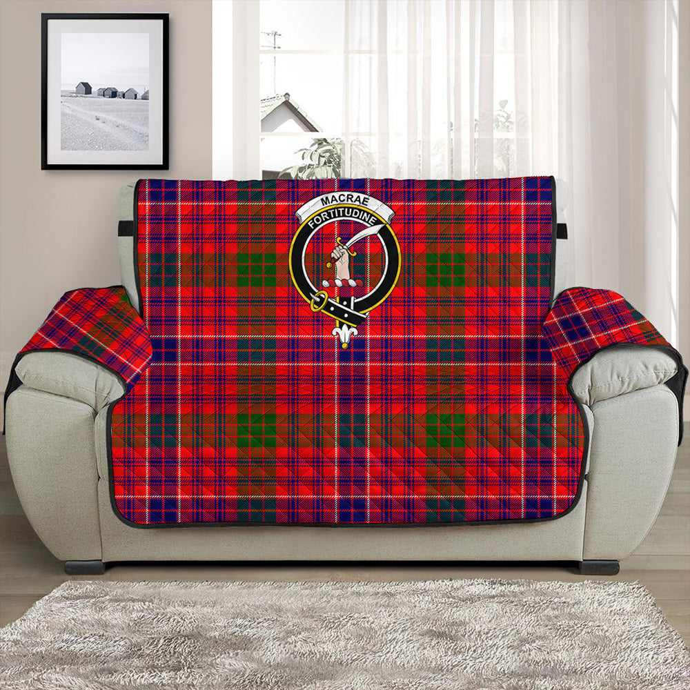 MacRae Modern Tartan Crest Sofa Protector