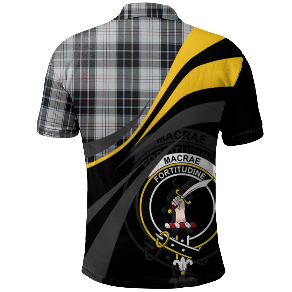 MacRae Dress Tartan Polo Shirt - Royal Coat Of Arms Style – Scotsprint