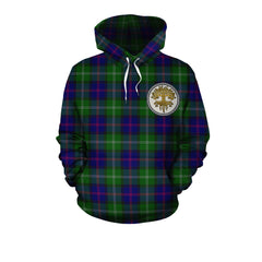 MacThomas Modern Tartan Hoodie - Tree Of Life