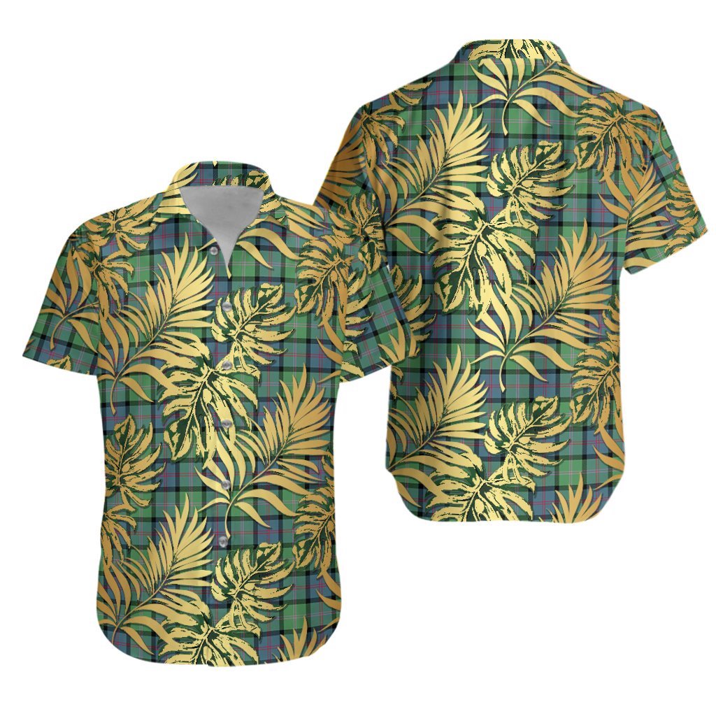 MacThomas Ancient Tartan Vintage Leaves Hawaiian Shirt