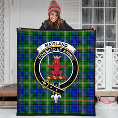 Maitland Tartan Crest Quilt