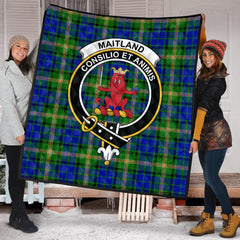 Maitland Tartan Crest Quilt