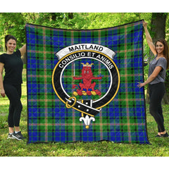 Maitland Tartan Crest Quilt