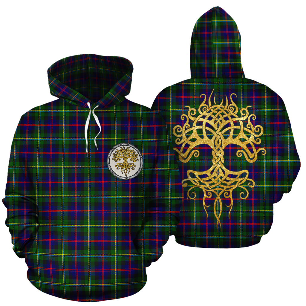 Malcolm Modern Tartan Hoodie - Tree Of Life