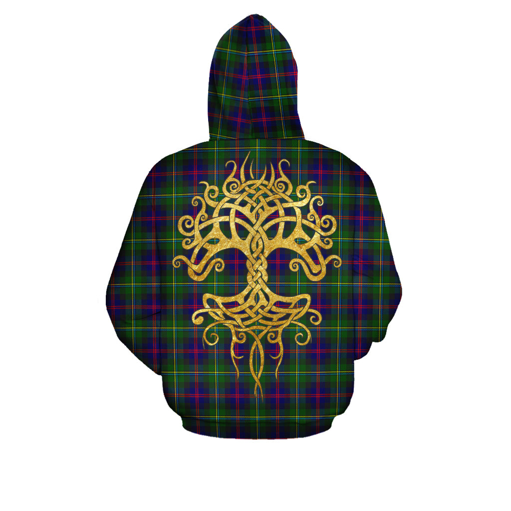 Malcolm Modern Tartan Hoodie - Tree Of Life