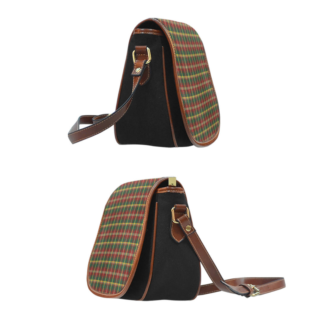 Mapple Leaf Tartan Saddle Handbags