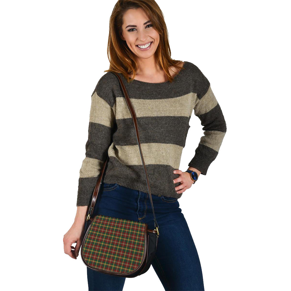 Mapple Leaf Tartan Saddle Handbags