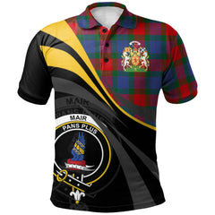 Mar Tartan Polo Shirt - Royal Coat Of Arms Style