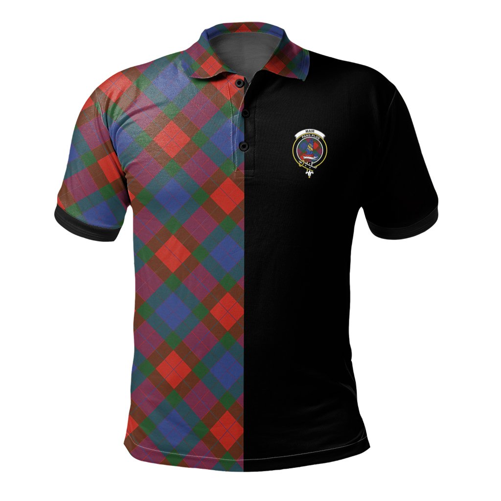 Mar Tartan Polo Shirt Half of Me - Cross Style