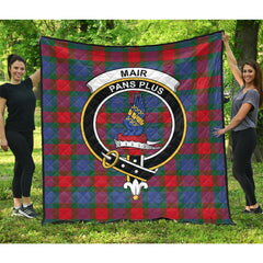 Mar Tartan Crest Quilt