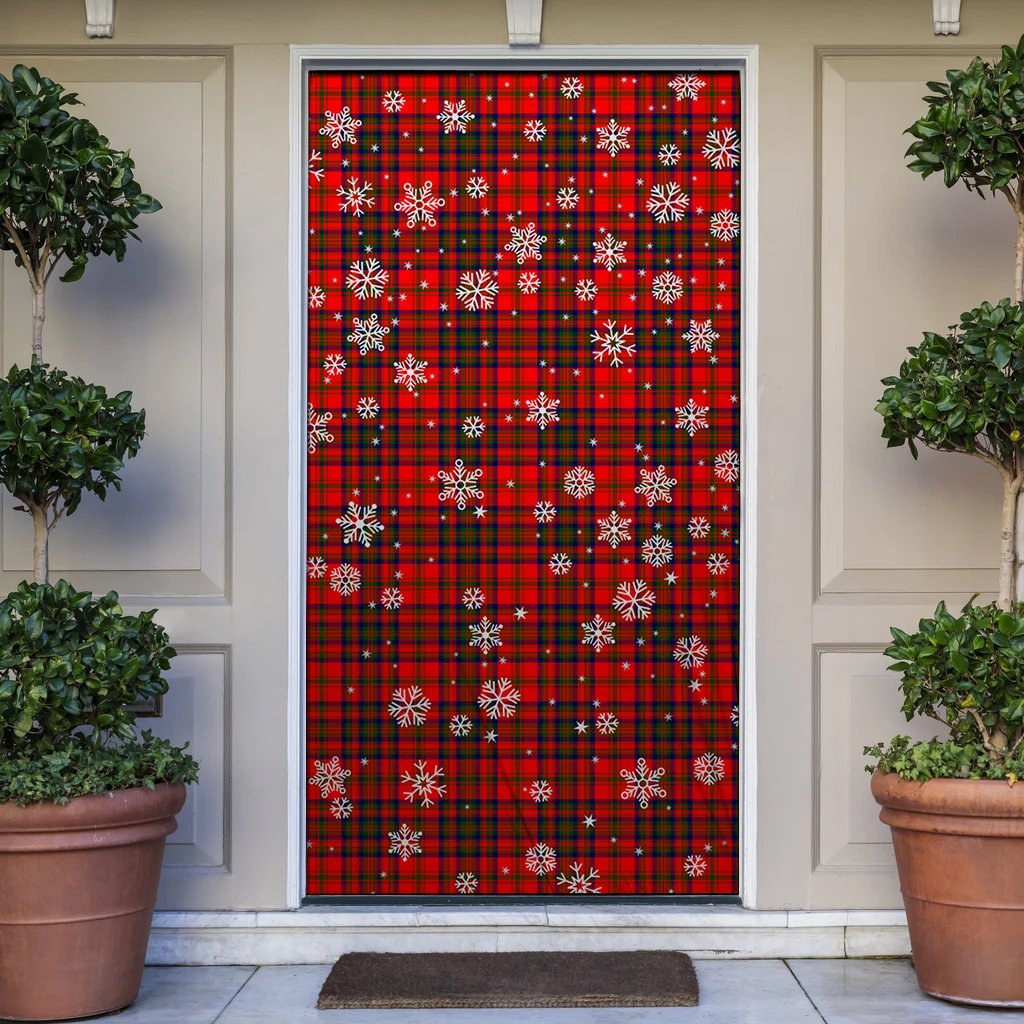 Matheson Modern Christmas Tartan Door Socks