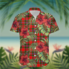 Maule Tartan Hawaiian Shirt Hibiscus, Coconut, Parrot, Pineapple - Tropical Garden Shirt