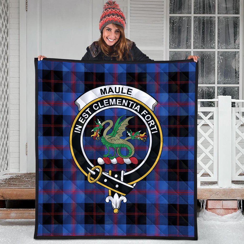 Maule Tartan Crest Quilt