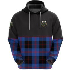 Maule Clan Half Of Tartan Hoodie