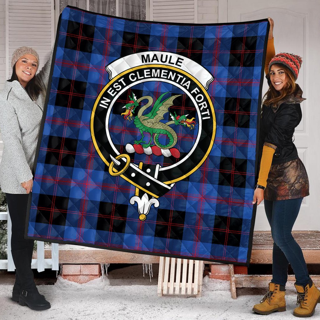 Maule Tartan Crest Quilt