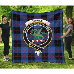 Maule Tartan Crest Quilt