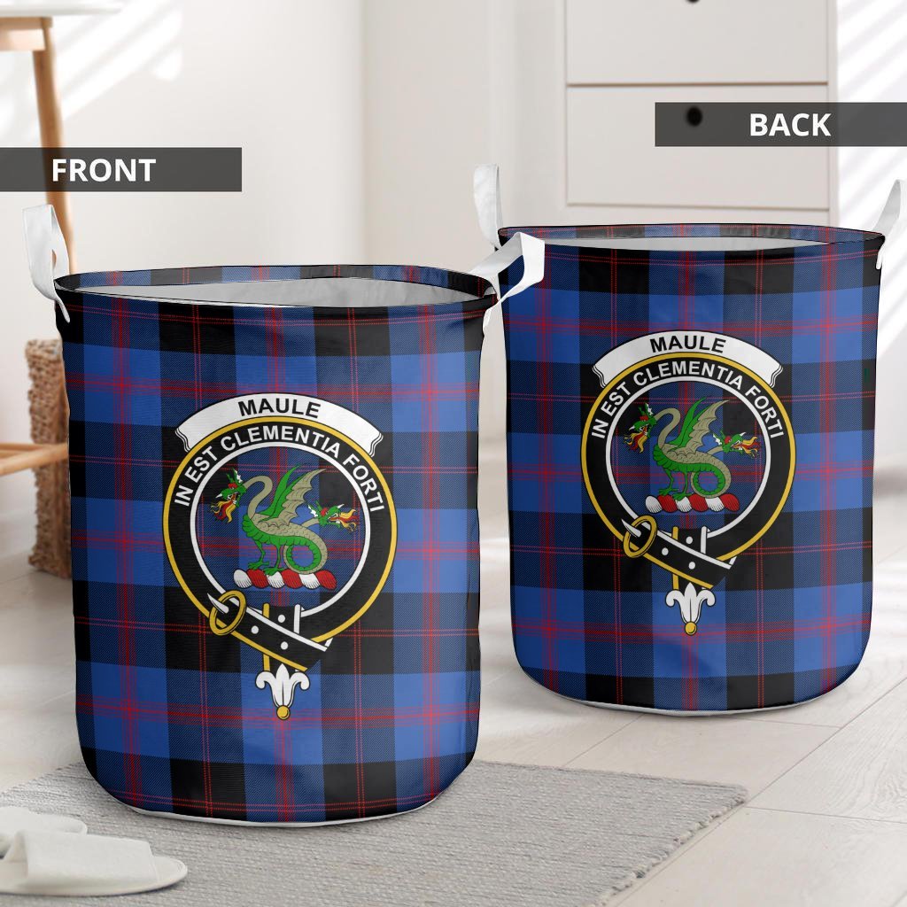 Maule Tartan Crest Laundry Basket