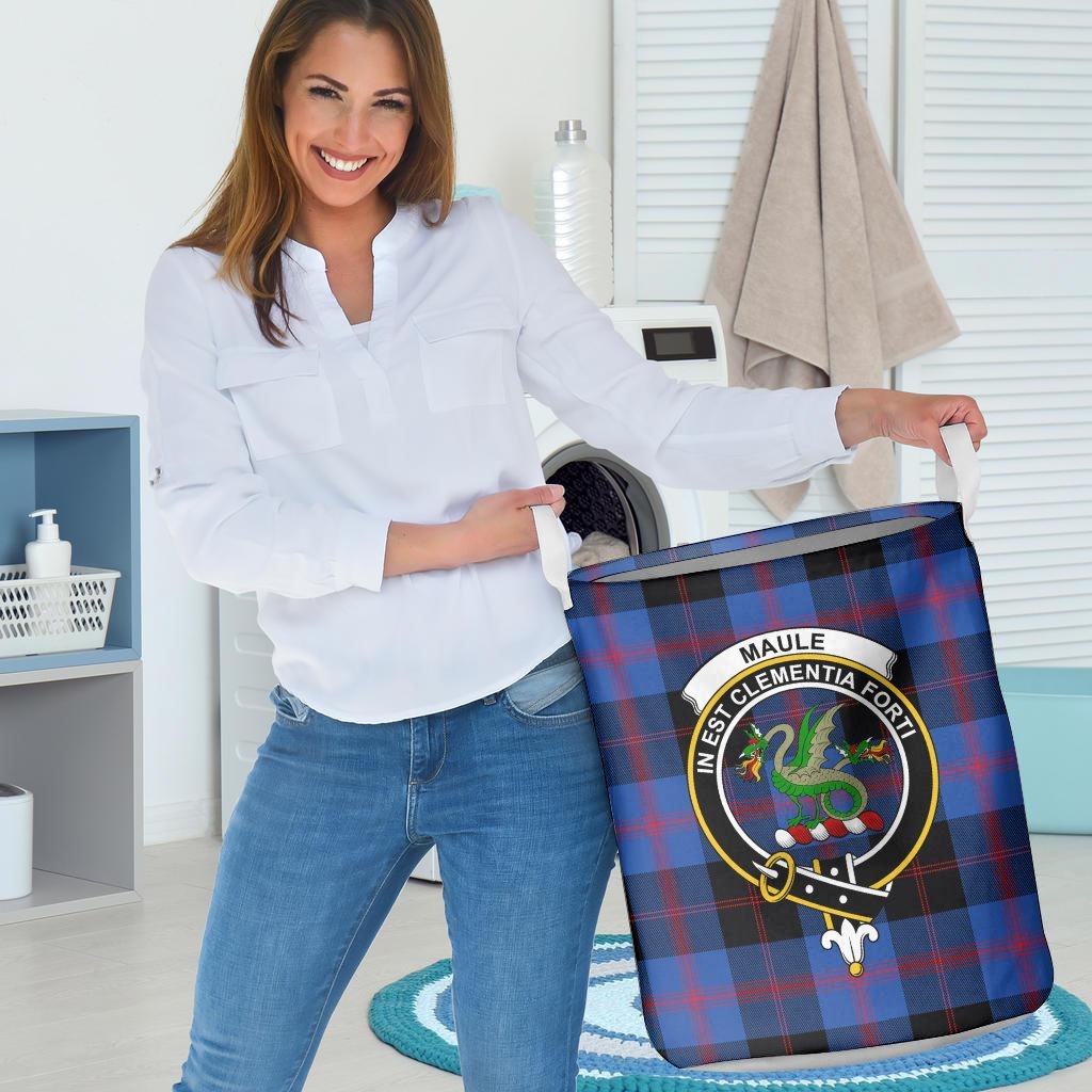 Maule Tartan Crest Laundry Basket