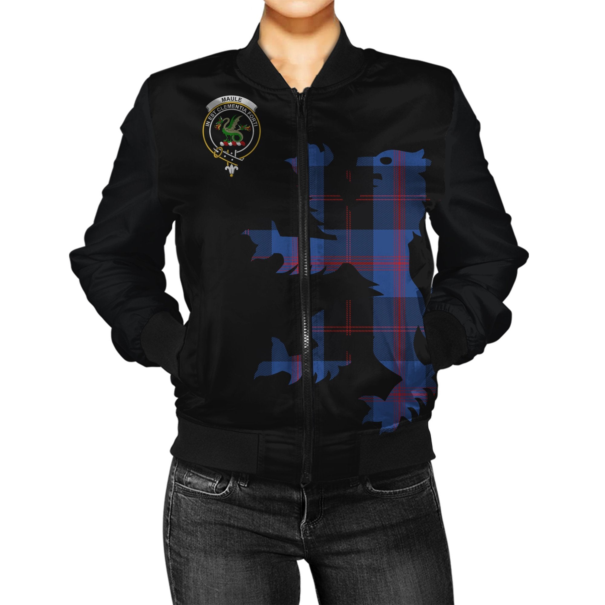 Maule Tartan Bomber Jacket Lion & Thistle