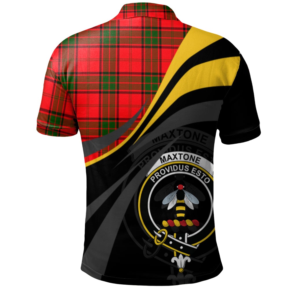 Maxtone Tartan Polo Shirt - Royal Coat Of Arms Style