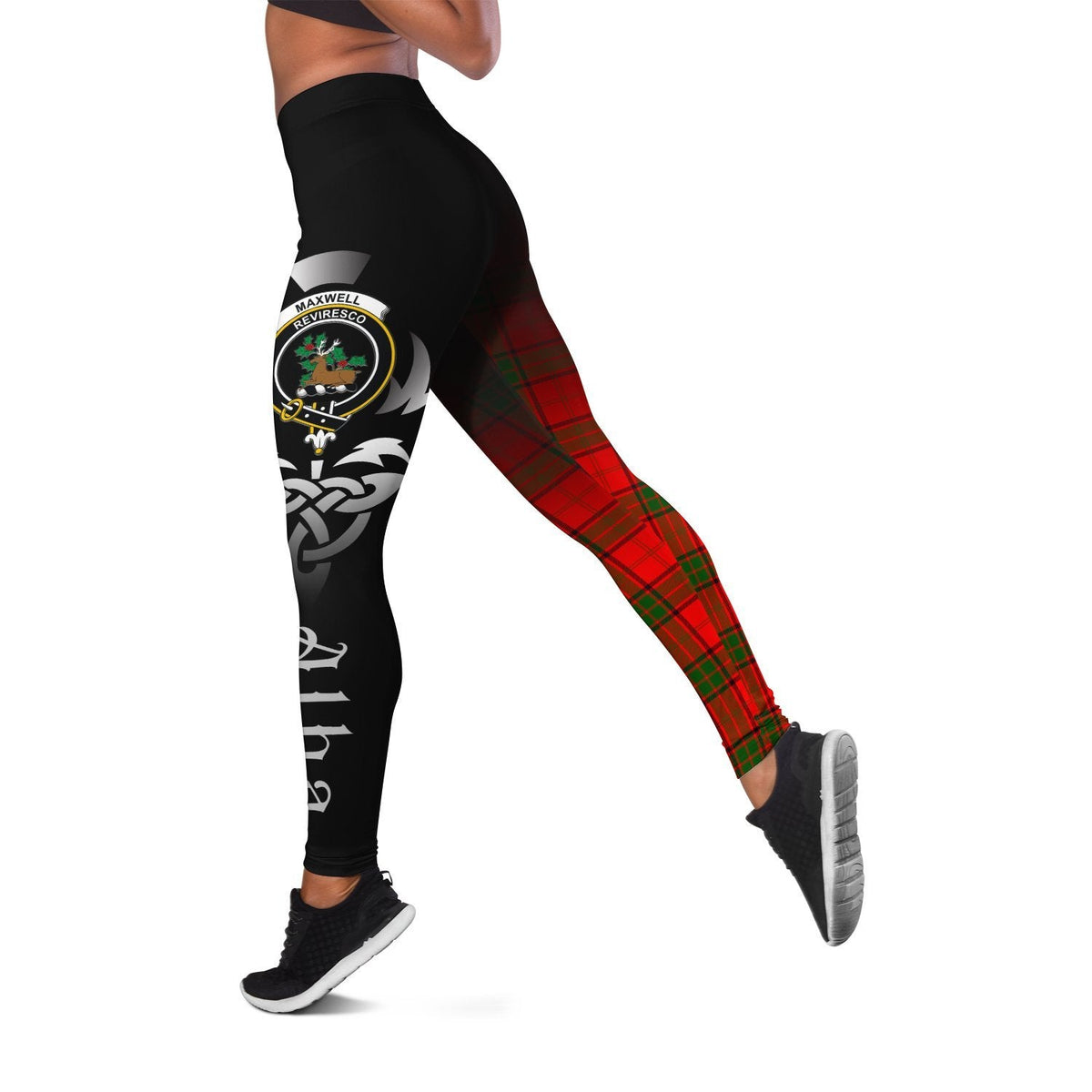 Maxwell Modern Tartan Leggings - Alba Celtic Style