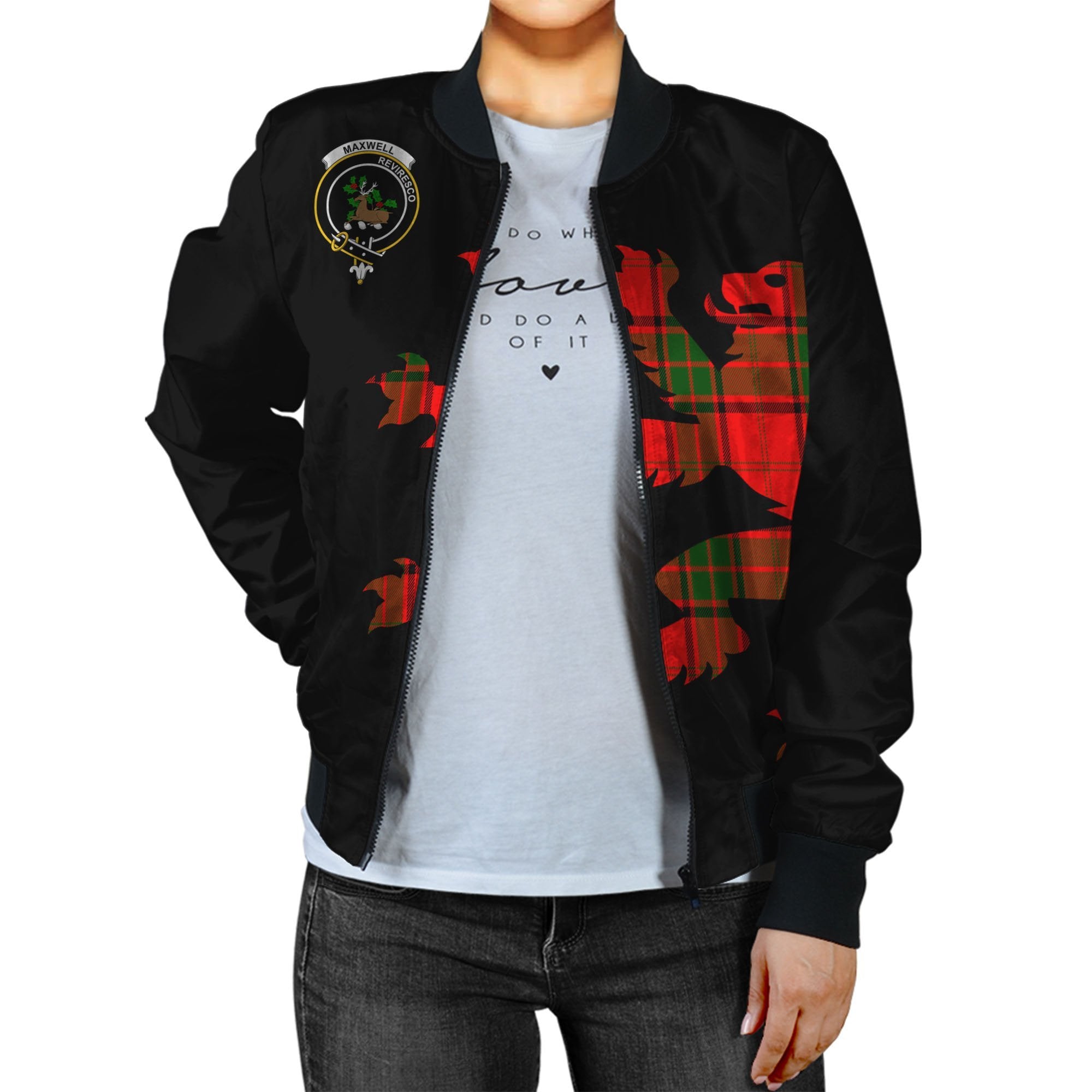 Maxwell Tartan Bomber Jacket Lion & Thistle