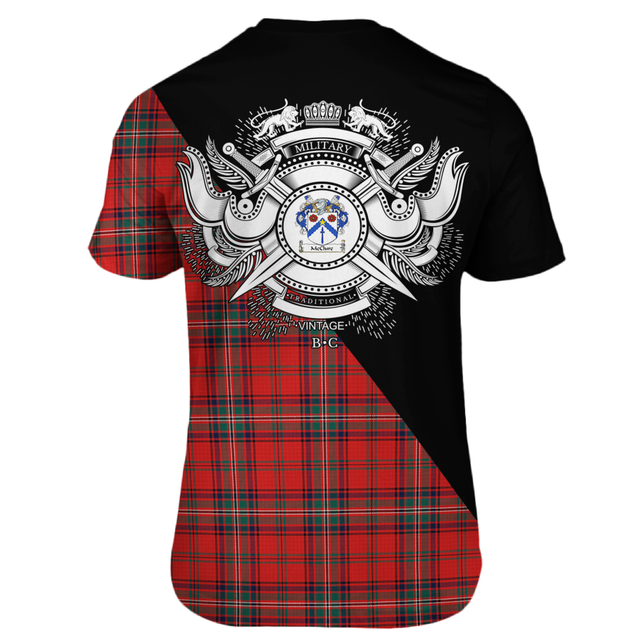 McClure Tartan - Military T-Shirt