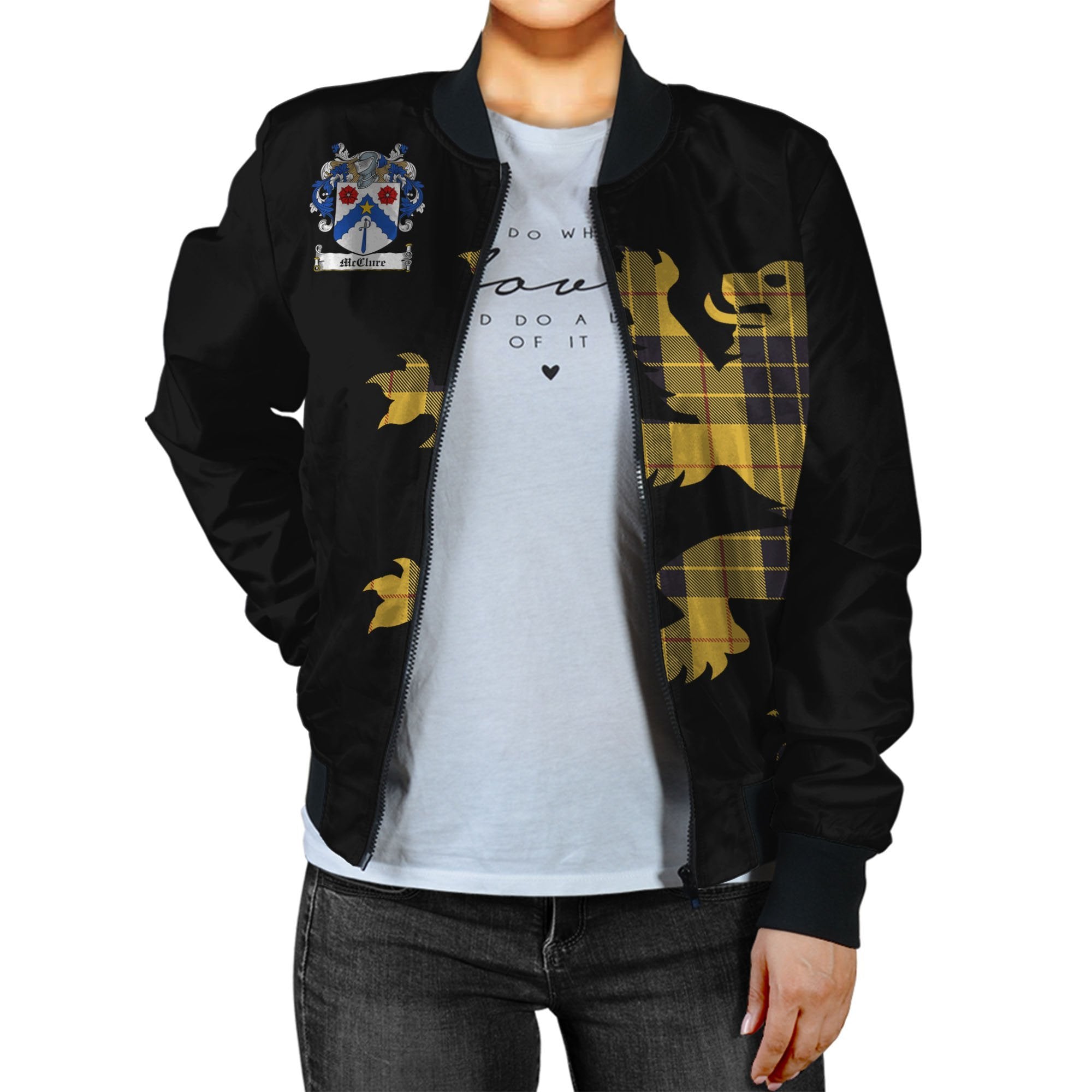 McClure Tartan Bomber Jacket Lion & Thistle