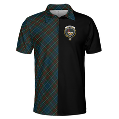 McConnell Tartan Polo Shirt Half of Me - Cross Style