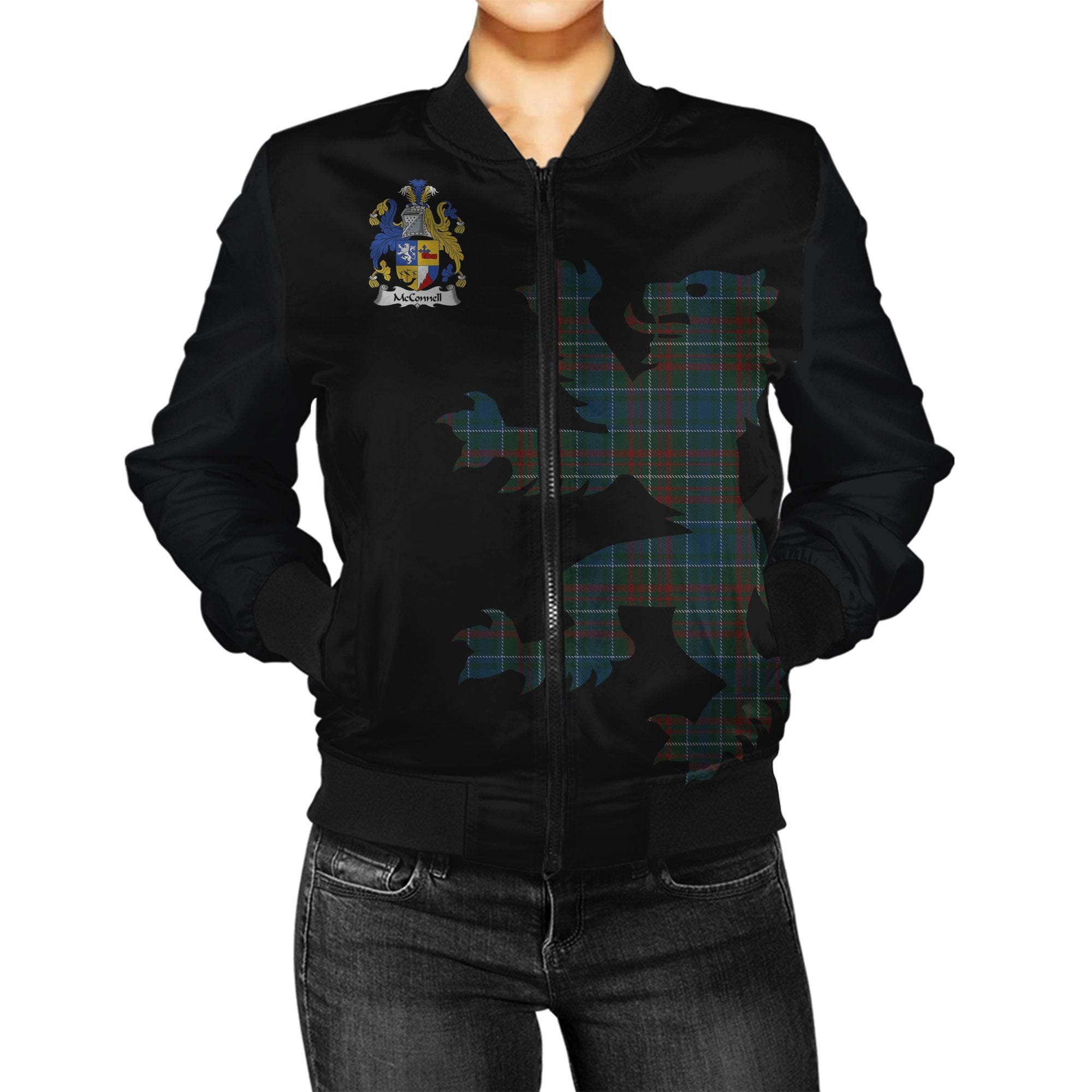 McConnell Tartan Bomber Jacket Lion & Thistle