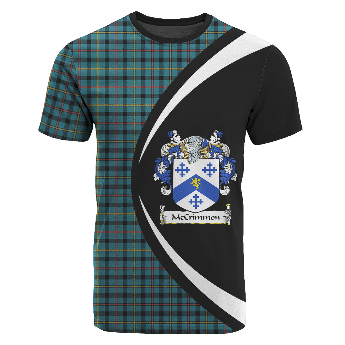 McCrimmon Ancient Tartan Crest T-Shirt Circle Style