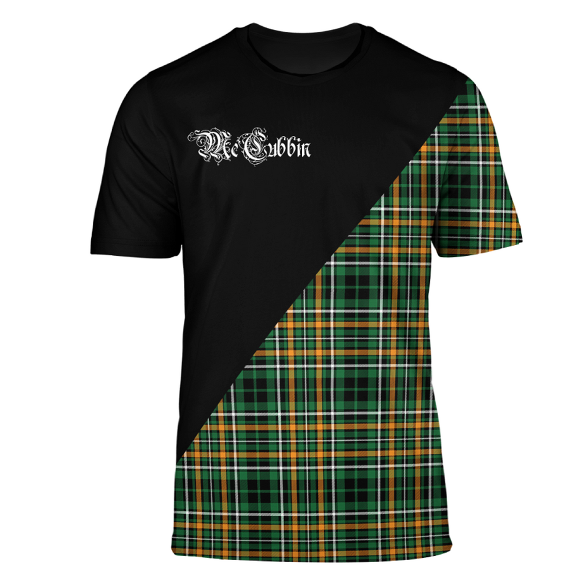 McCubbin Tartan - Military T-Shirt