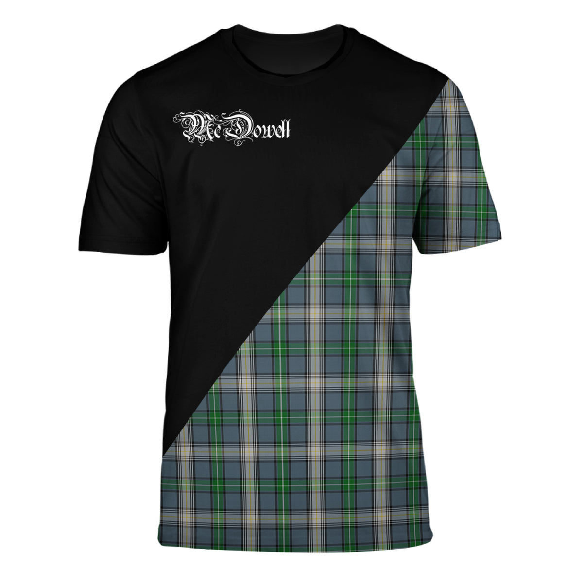 McDowell Tartan - Military T-Shirt