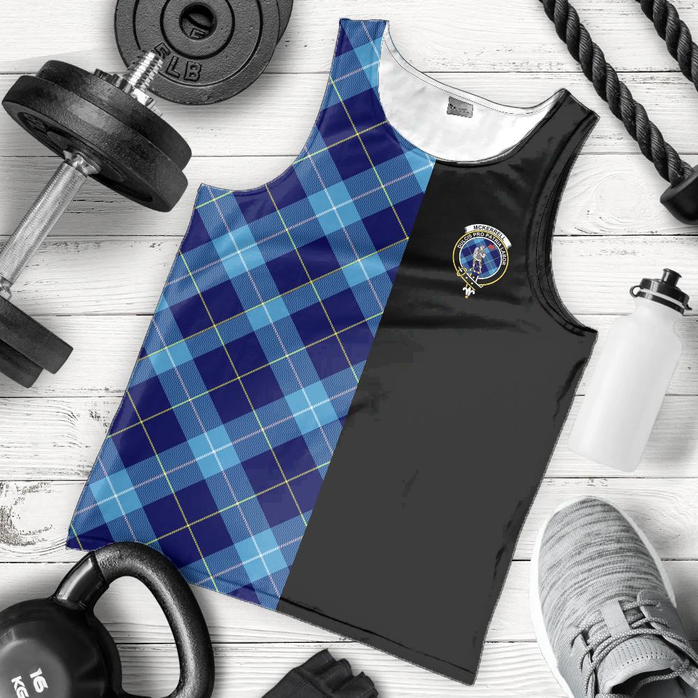 McKerrell Tartan Crest Men's Tank Top - Cross Style