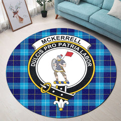 McKerrell Tartan Crest Round Rug