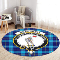 McKerrell Tartan Crest Round Rug