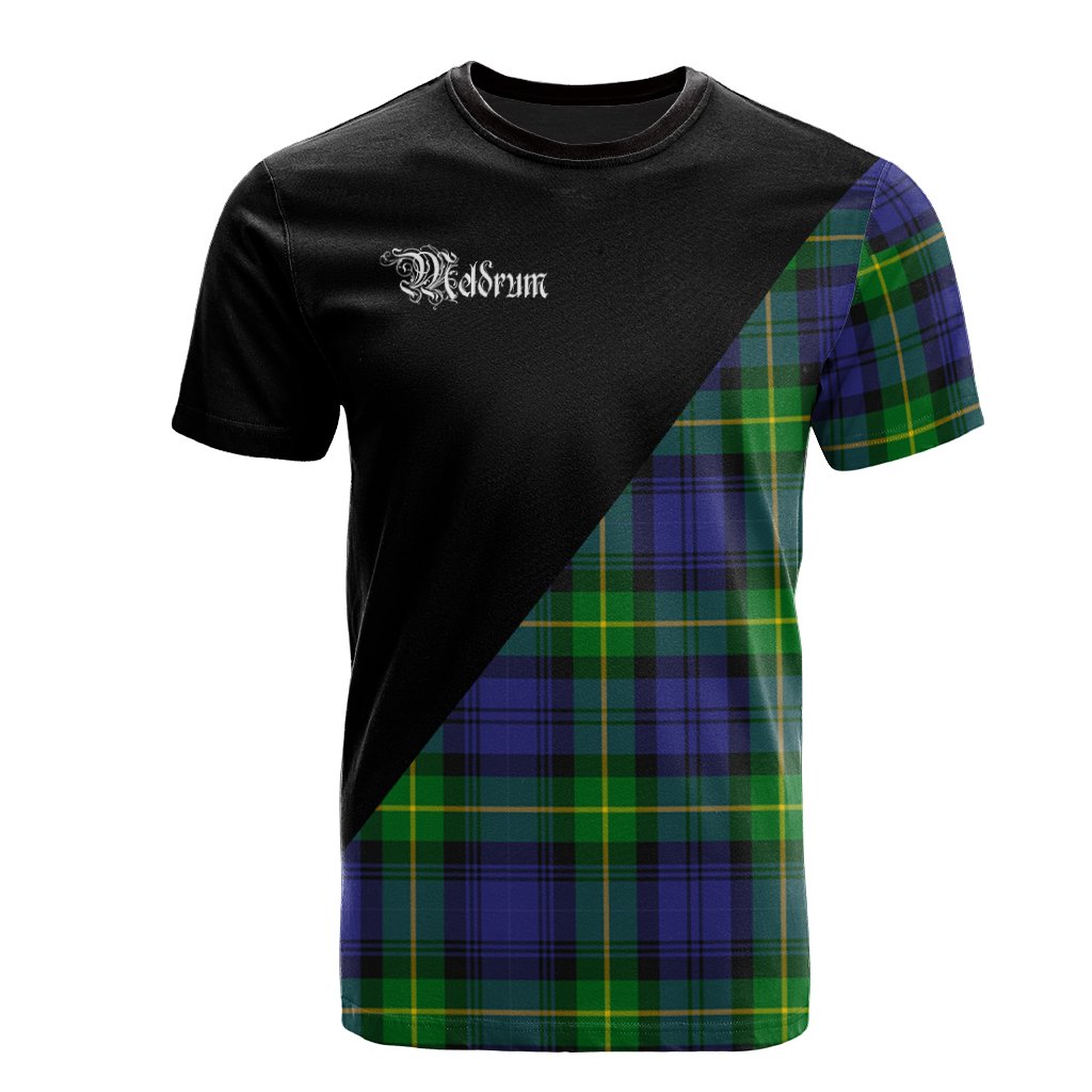 Meldrum Tartan - Military T-Shirt