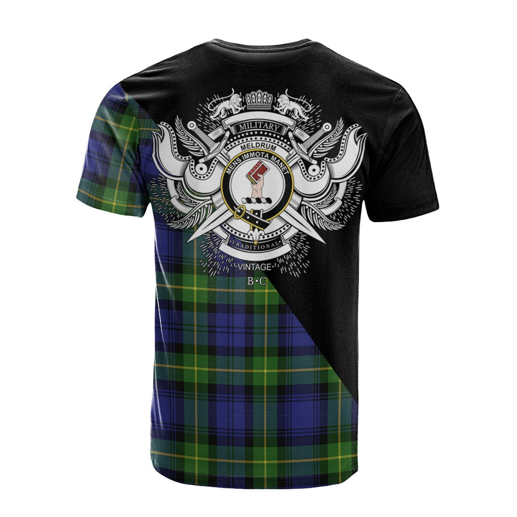 Meldrum Tartan - Military T-Shirt