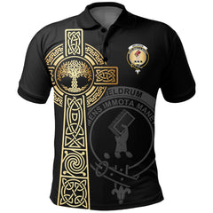 Meldrum Clan Unisex Polo Shirt - Celtic Tree Of Life