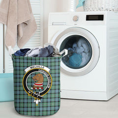 Melville Tartan Crest Laundry Basket