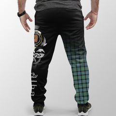 Melville Tartan Crest Jogger Sweatpants - Alba Celtic Style