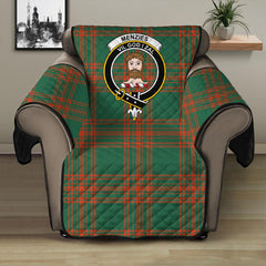 Menzies Green Ancient Tartan Crest Sofa Protector