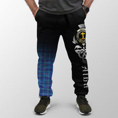 Mercer Modern Tartan Crest Jogger Sweatpants - Alba Celtic Style