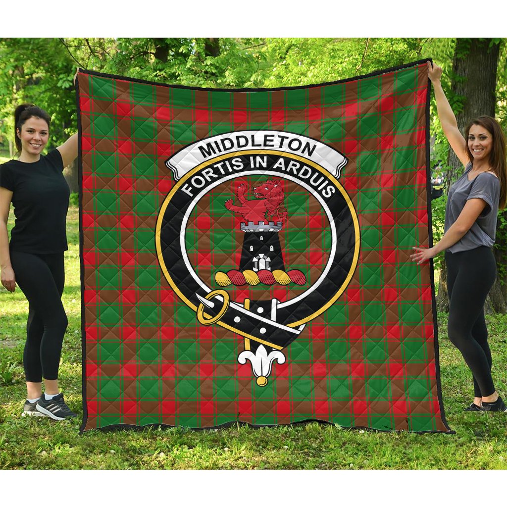 Middleton Modern Tartan Crest Quilt