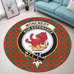 Moncrieff Tartan Crest Round Rug