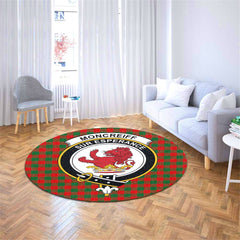 Moncrieff Tartan Crest Round Rug