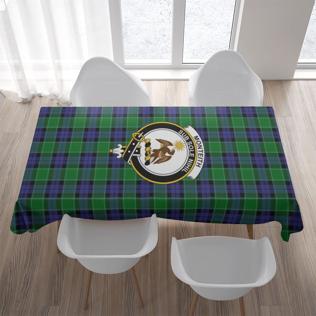 Monteith Tartan Crest Tablecloth