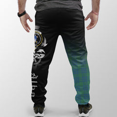 Montgomery Ancient Tartan Crest Jogger Sweatpants - Alba Celtic Style