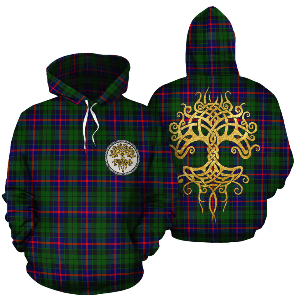 Morrison Modern Tartan Hoodie - Tree Of Life