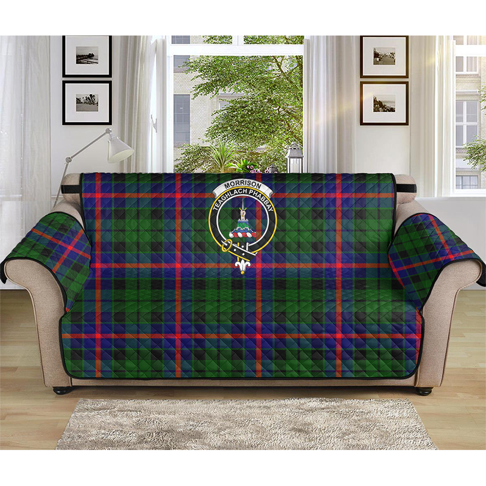 Morrison Modern Tartan Crest Sofa Protector